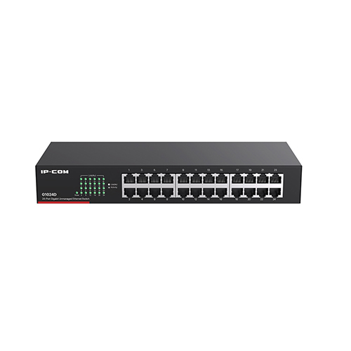 IP-COM G1024D Неуправляемый 24-портовый коммутатор Gigabit Ethernet (24 порта Ethernet 10/100/1000 Мбит/с)
