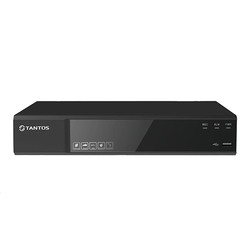 Tantos Видеорегистратор TSr-NV04155P Сетевой 4 канальный регистратор для IP камер
