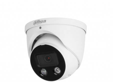 DH-IPC-HDW3449HP-AS-PV-0360B-S5 Уличная купольная IP-видеокамера Full-color с ИИ и активным сдерживанием 4Мп (3.6мм)